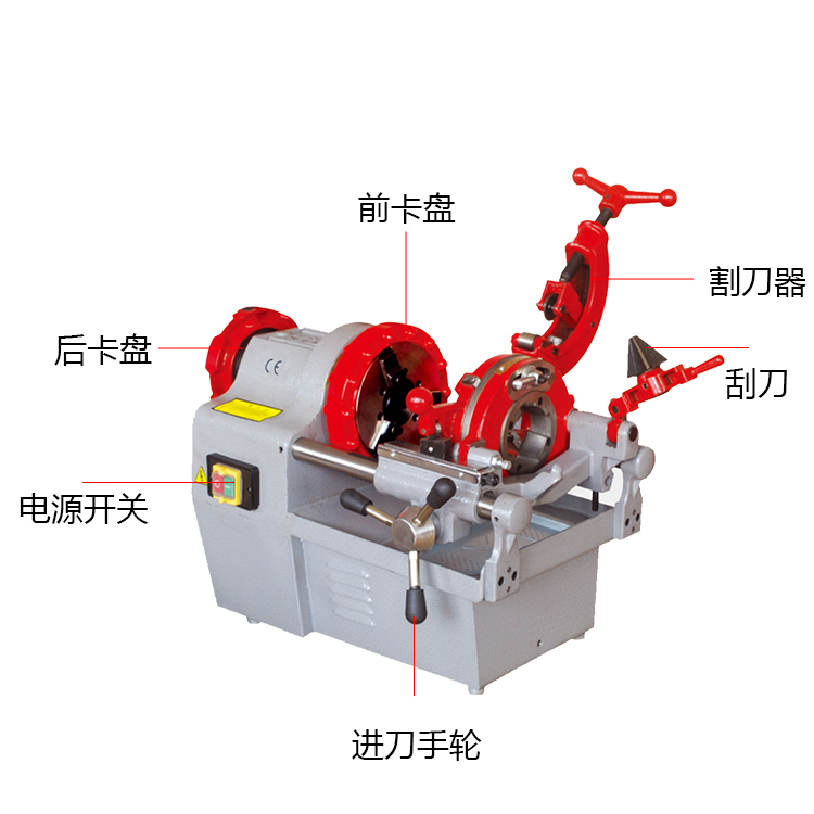 臺(tái)式套絲機(jī)ZT-B2-50F(圖4)