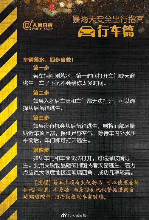 鄭州挺??！河南挺住！汛期自救指南(圖8)